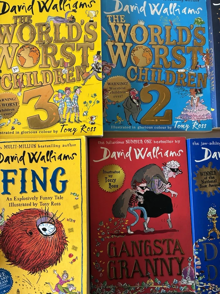 David Walliams Kids/ Teens Bulk Mixed Lot Of 8 Books - image 4 of 4