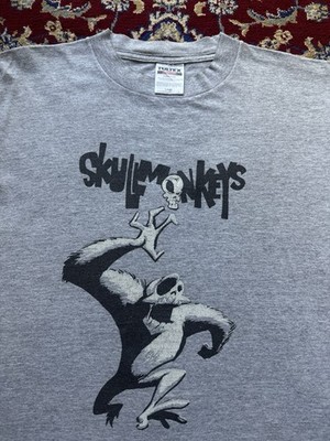 Vintage 1998 Skullmonkeys The Neverhood Dreamwork EA Promo Video Game Tee 90s