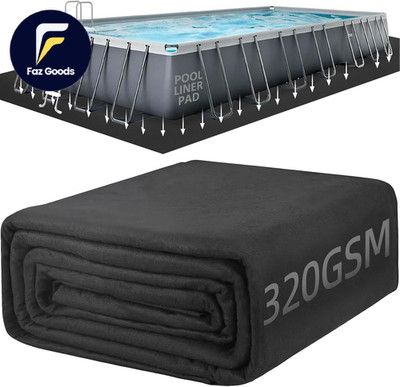 12 Ft X 24 Ft Rectangle Pool Liner Pad 2026 New Pool Pad 9.4 Oz/Yd² Heavy-Duty