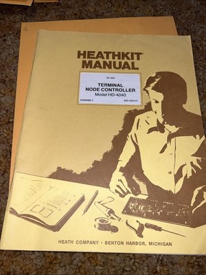 Heathkit Manual Model HD-4040 Terminal Node Controller 1985
