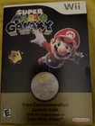 Super Mario Galaxy Commemorative Launch Collectors Coin Wii Nintendo