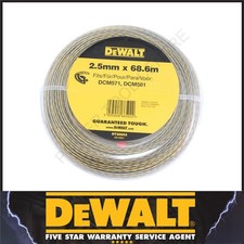 Dewalt DT20652-QZ DT20652 String Trimmer Line Yellow 2.5mm x 68.6m DEWDT20652QZ 0.30 per metre