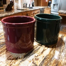 Ohio Stoneware 2 Gallon Pickling Fermentation Utility Farmhouse Decor Crock