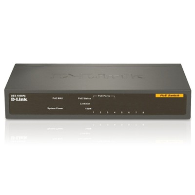 D-Link DGS-1008P Unmanaged Full Duplex Power over Ethernet PoE