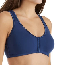Valmont 45801 Satin Trim Front Closure Soft Bra