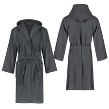 etérea Livie Frottee Kapuzen-Bademantel Saunamantel Damen Morgenmantel Herren
