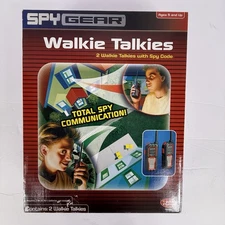 Spy Gear Ninja Gear Walkie Talkies  2-Way Communication w/ Spy Code Key