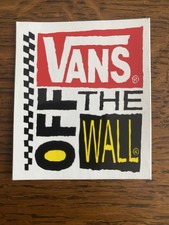 VANS OFF THE WALL Old School Sticker Skateboard Decal