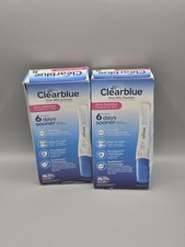  2 Clearblue Early Detection Pregnancy 6 Days Sooner. 5 Tests Total Exp 2/29/28