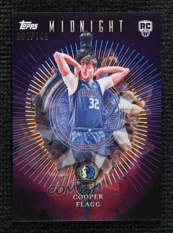 Cooper Flagg 2025 Topps Midnight #IN-16 Insomnia - Morning /149 