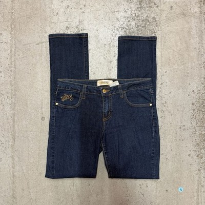 Encore New Style Denim Wear Women's Dark Wash Jeans with Embroidered Back Pocket