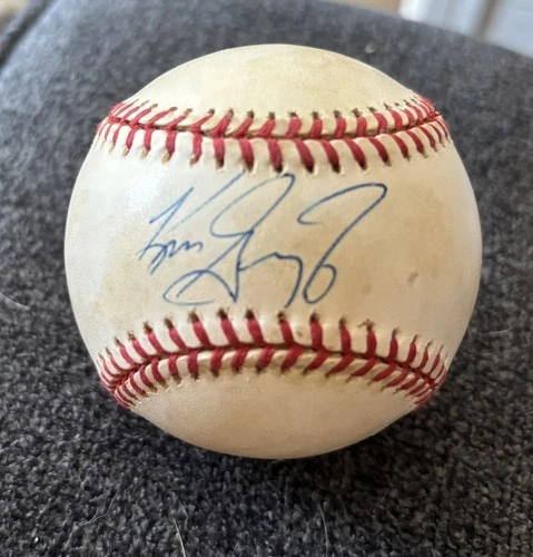 Ken Griffey Jr. Autographed American League Baseball In Case NO COA