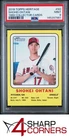 2018 TOPPS HERITAGE 1969 COLLECTOR CARDS #SO SHOHEI OHTANI RC PSA 9