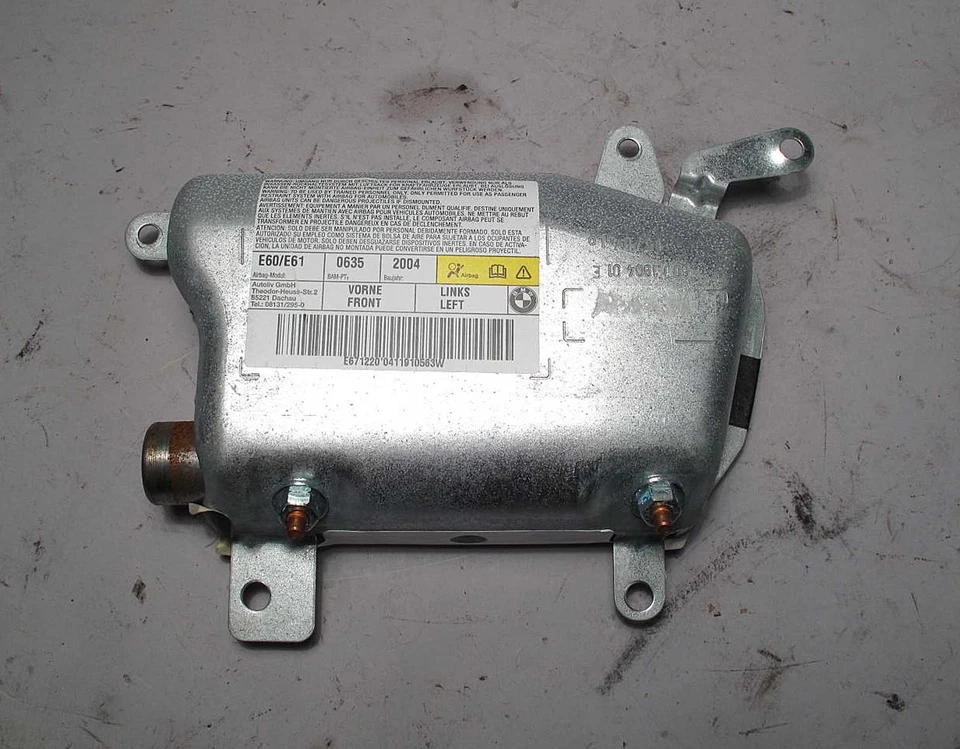 Módulo airbag puerta delantera izquierda lado conductor BMW E60 serie 5 OEM Foto 3 de 3