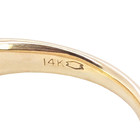 ESTATE SOLID 14K YELLOW GOLD MEN'S NATURAL DIAMOND BAND RING SIZE 10.75 #8045 — photo 5