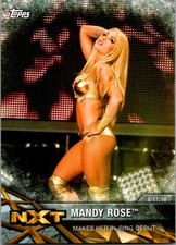 Mandy Rose NXT Topps Ring Debut #NNXT-19 2017 Diva