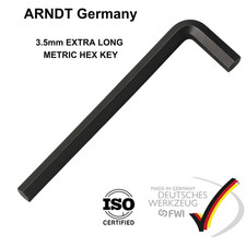 Image of 3.5mm Allen Key Long Arm Hex Tool – German Made ISO Precision Wrench ARNDT