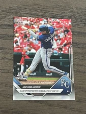 2025 Topps Now Jac Caglianone Call Up #262 1st MLB Hit Kansas City Royals