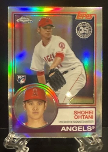 2018 Topps Chrome Shohei Ohtani 1983 RC Refractor Rookie #83T-6 Angels
