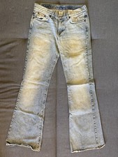 VTG Y2K Lucky Brand Jeans Womens 6 / 28 Blue Sweet N Low Rise Flare USA Made