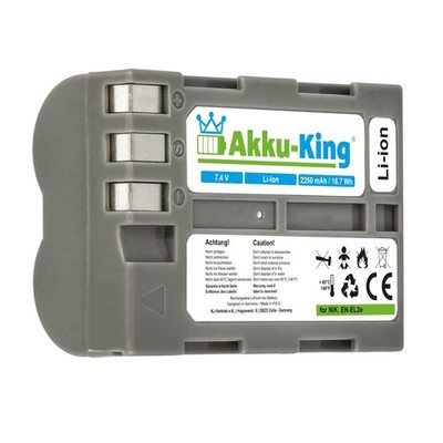 Akku für Nikon D70s D200 D300S D700 D900 CS-ENEL3E