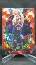 FRED VanVLEET 2023 PRIZM RED CRACKED ICE CONCOURSE LEVEL RAPTORS