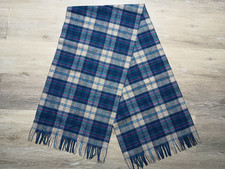 Pendleton wool scarf vtg Plaid Made in USA Pure Virgin Wool winter wear