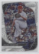 2020 Panini Prizm Quick Pitch White Donut Circle 5/5 Julio Teheran #42 4r3