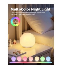 Night Light for Kids Egg Light for Nursery 7 RGB Colors Changeable New