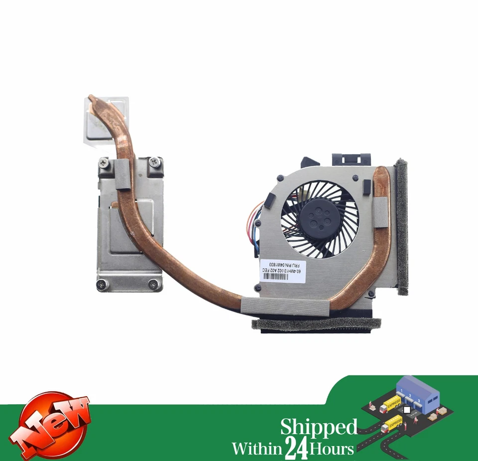 Laptop CPU Heat sink Fan for Lenovo ThinkPad e520 e525 CPU fan 04W1833 - Image 2 of 3
