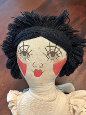 Antique Art Deco Spunky 1920s Boudoir Rag Doll