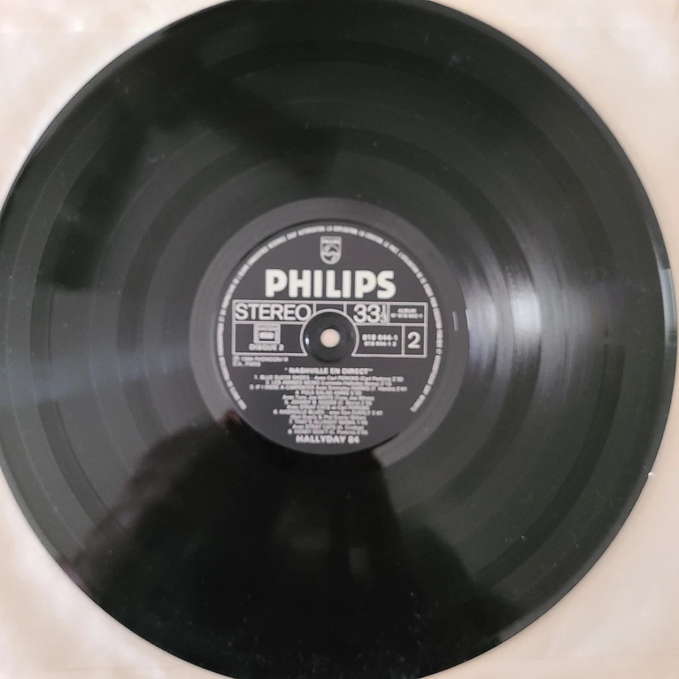 Johnny Hallyday: 1984 Nashville Duos, With Insert, Philips Records EX/VG+ - Image 4 of 4