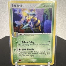 Pokémon Beedrill EX Hidden Legends Holo 1/101 Trading Card 2004