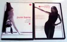 Pure Barre 2 DVD Set Pure Barre 1 and Pure Barre Flatirons 1 Lift Tone Burn VGC