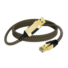 USB 3.0 to RJ45 Ethernet Cable 3 FT HighSpeed Gigabit LAN Adapter Shielded