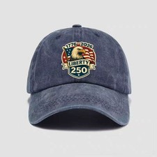 USA 250th Anniversary Hat Patriotic Eagle American Flag 1776-2026 Baseball Cap