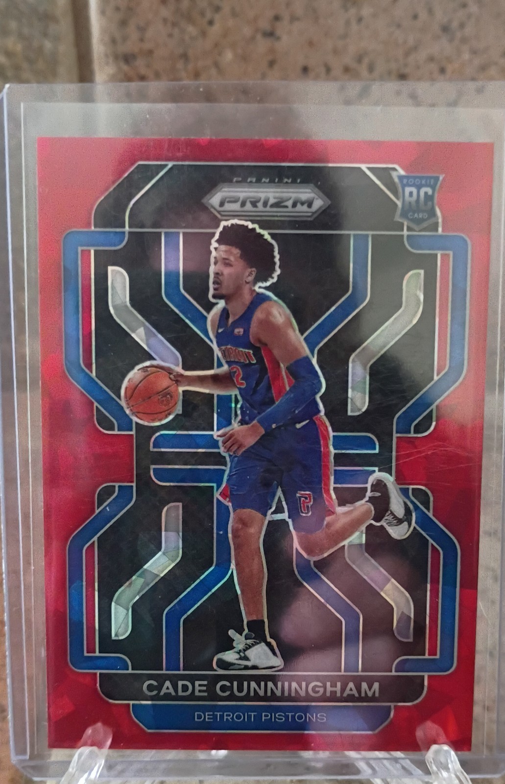 2021-22 Panini Prizm - Cade Cunningham #282 Red Ice Prizm (RC)