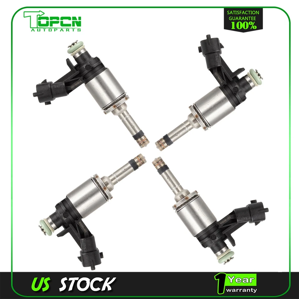4 inyectores de combustible para Ford Explorer 2,3 L 2017-2019 Ford Focus 2,3 L 2016-2018 Foto 3 de 4