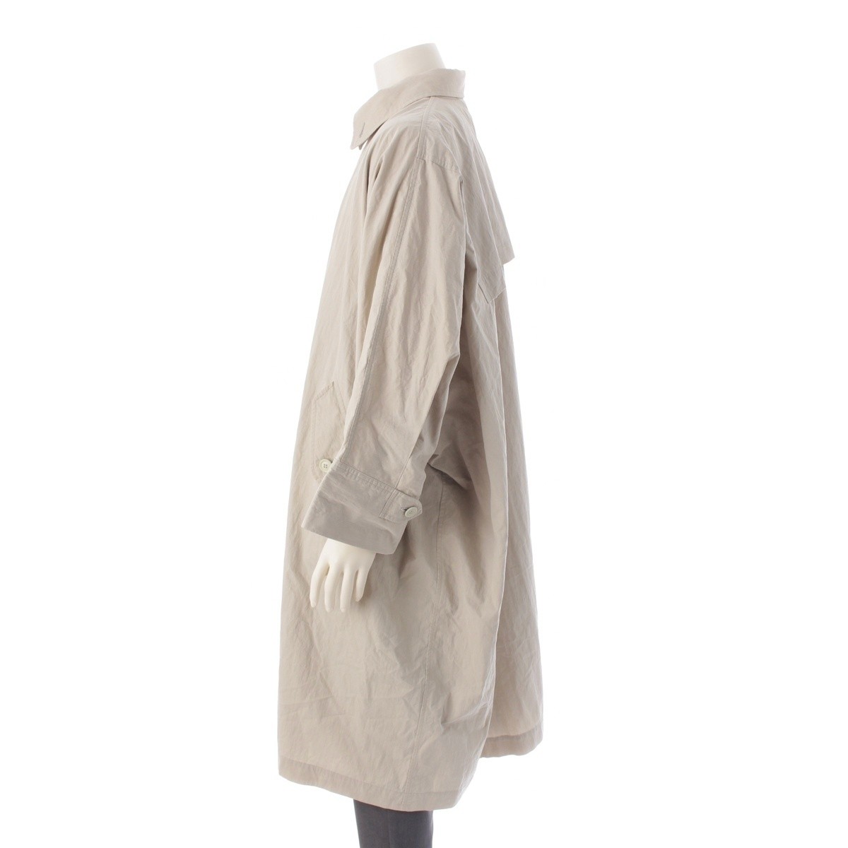 ALTRA ISSEY MIYAKE cappotto a vento anni 80 90 cotone calamaro esterno IM41 FA127 beige M