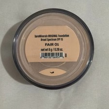 bareMinerals Original Loose Powder Foundation SPF 15 Fair 01 8g NEW