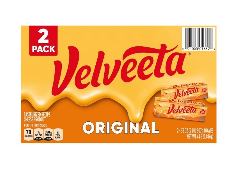 Velveeta Original Pasteurized Cheese Loaf 32 oz., 2 ct. | eBay