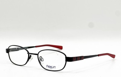 NEW FLEXON KIDS PLUTO 001 BLACK AUTHENTIC EYEGLASSES 47-18