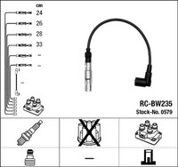 ZüNdleitungssatz NGK 0579 FüR BMW E36 Z3 E46 E34 Roadster 3Er Touring 5Er 316