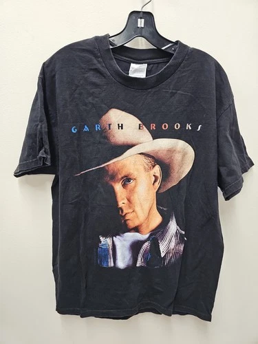 Vintage GARTH BROOKS Rock Concert Tour black Large t shirt t Vintage vintage concert t-shirt, vintage, size L, single stitch, B+ condition