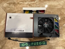 Noctua NF-F12 PWM chromax.black.swap 4-Pin Premium Quiet Fan - Black