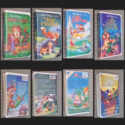 RARE Set of 16 Disney Black Diamond Collection VHS Walt Disney Banned Cover - Picture 7 of 8