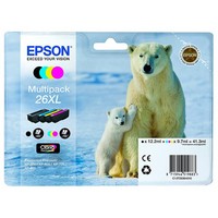 Epson Original Tintenpatronen Multipack T2636, Bk/C/M/Y Xl