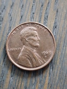 1 Coins 1969 D mint no FG Uncertified