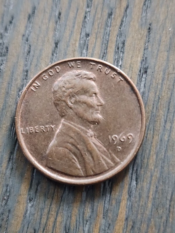 1 Coins 1969 D mint no FG Uncertified