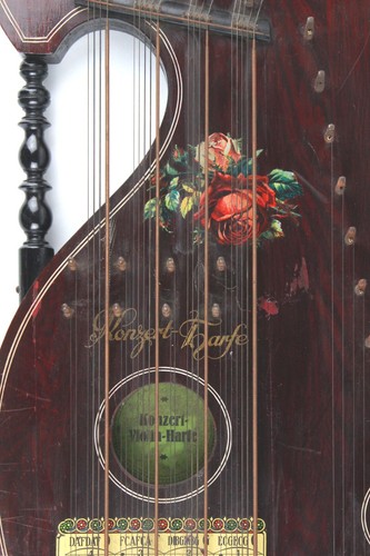 KONZERT Violín-Arpa Cítara Vintage Platillos Cuerdas Gusli Hechos en Alemán - Imagen 3 de 12
